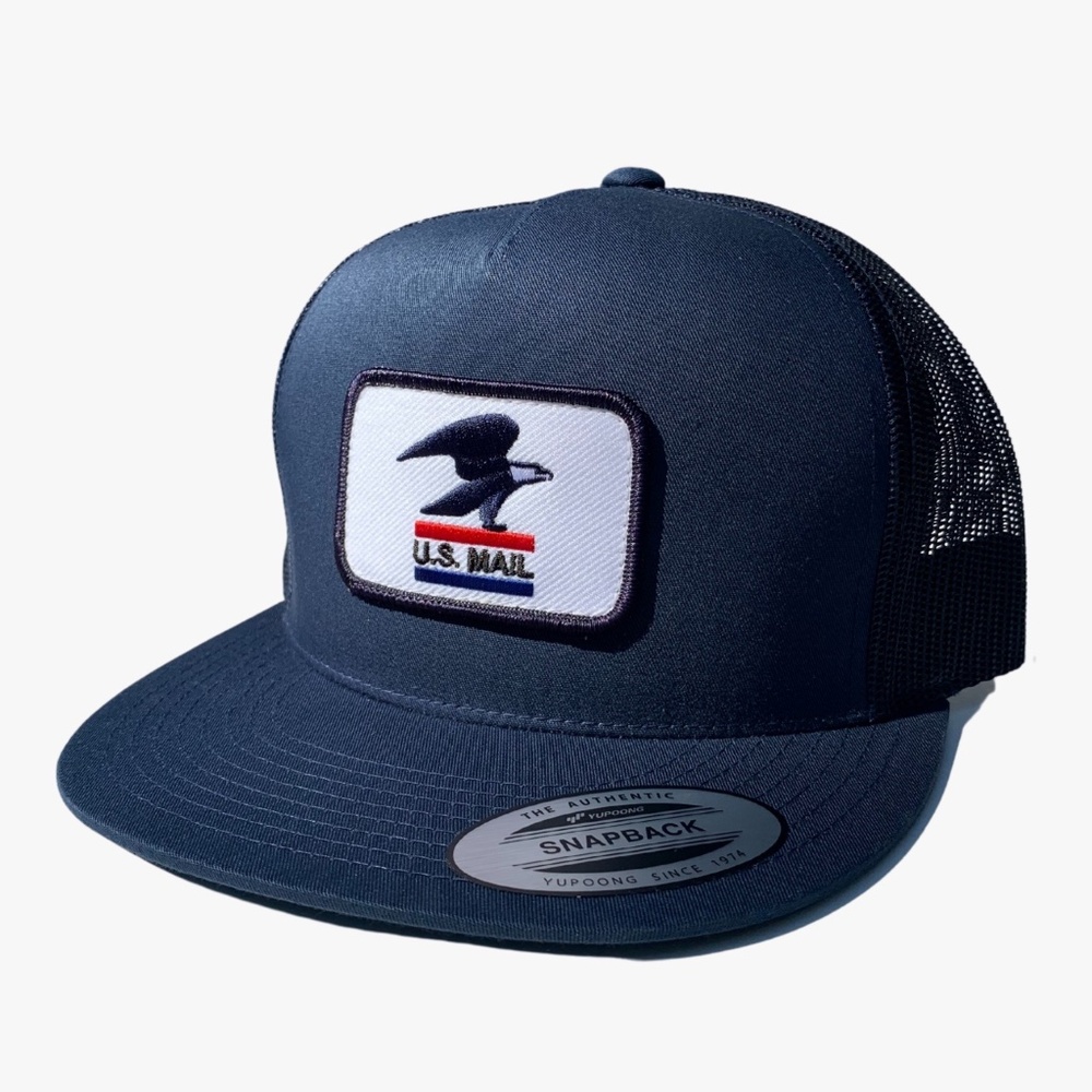 Postal Office Logo Adjustable Trucker USPS navy